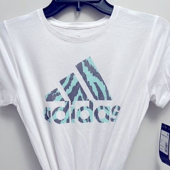 Big Girls Short Sleeve Graphic T-shirt white size 10/12 tee shirt - Picture 3 of 4